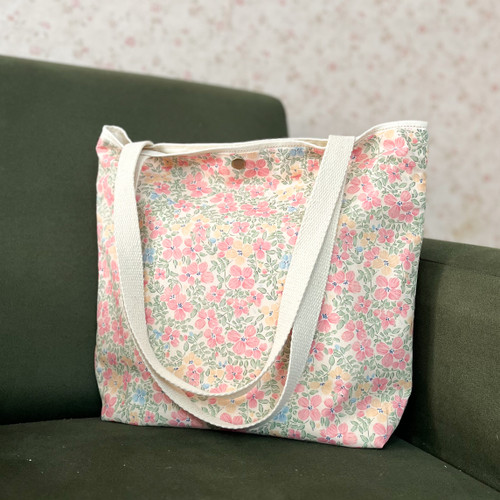 توت بگ پارچه ای لینن شکوفه